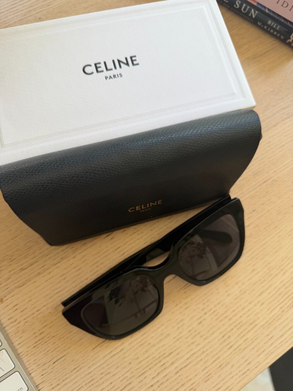 Brand new Celine Triomphe sunglasses in black - Picture 5 of 8